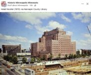 1970 Minneapolis, MN Hotel Nicollet FB