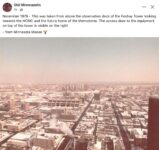 1979 11 Minneapolis, MN View from Foshay Tower FB