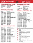2025 8 19 Lime Rock Raceway schedule