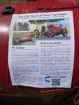 2025 8 31 Lime Rock, CONN FIAT S76 Beast of Turin Cyclecar sign