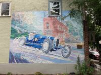 2025 9 4 Watkins Glen International, NY Ragtime Racers mural downtown