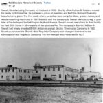 1892 Robbinsdale, MN Sweatt Manufacturing Company FB