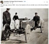 1905 1 Henry Ford 6-cylinder racer at Ormond Beach FB