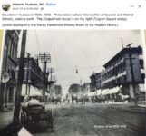 1905-1909 Hudson, WIS Downtown FB
