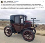 1905 COLUMBIA Mark XXXV Electric Car FB