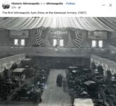 1907 MInneapolis, MN Kenwood Armory First Minneapolis Auto Show FB