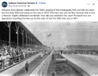 1911 Indy 500 Spectators FB