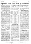 1912 5 2 Quakers’ Fuel Test Won by American TACOMA PROMISED ENTRIES articles MOTOR AGE page 17