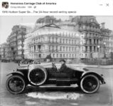 1916 HUDSON Super Six record-setting special FB