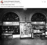 1920 Minneapolis, MN Shinder’s News Stand FB