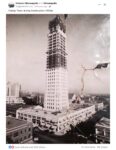 1927 ca Minneapolis MN Foshay Tower under construction FB