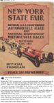 1931 NEW YORK STATE FAIR AUTOMOBILE RACE Program FB