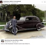 1935 STUDEBAKER President Land Cruiser Series 16 FB