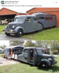 1938 INTERNATIONAL D15 Tow Car and trailer FB
