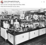 1943 Minneapolis, MN Kresge’s donut counter FB