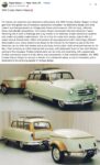 1951 ca. NASH Rambler station wagon and trailer FB