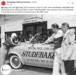1952 Indy 500 STUDEBAKER Official Pace Car FB