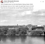 1953 Minneapolis, MN Nicollet Island FB