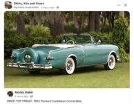 1953 PACKARD Caribbean Convertible FB