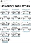 1955 CHEVY BODY STYLES FB