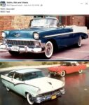 1956 CHEVROLET and 1956 FORD FB