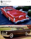 1957 OLDSMOBILE and 1957 LINCOLN Continental Mark II FB