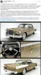 1957 ca. STUDEBAKER Golden Hawk FB