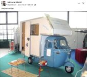 1960s ca. VESPA Scooter Camper FB