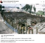 1969 Minneapolis, MN Lowry Tunnel construction FB