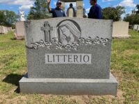 2025 9 2 Pawtucket, RI St. Fra2025 9 2 Pawtucket, RI St. Francis Cemetery Caesar LITTERIO Family grave front headstone