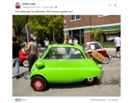 A green ISETTA 3-Wheeler FB