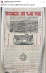 1885 ca. STUDEBAKER NEW WAGON WORKS flyer FB