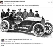 1904 MERCEDES racer 90 hp FB