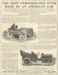 1905 POPE-MOTOR THE BEST PERFORMANCE EVER MADE BY AN AMERICAN CAR ad 4.75″×6″