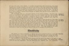 1908 PACKARD Instruction Book Model “30A” 9″×6″ page 21