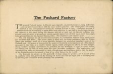 1908 PACKARD Instruction Book Model “30A” 9″×6″ page 03