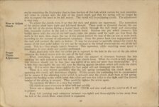 1908 PACKARD Instruction Book Model “30A” 9″×6″ page 40