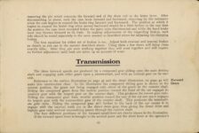 1908 PACKARD Instruction Book Model “30A” 9″×6″ page 43