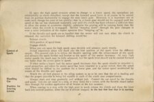 1908 PACKARD Instruction Book Model “30A” 9″×6″ page 48