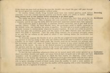 1908 PACKARD Instruction Book Model “30A” 9″×6″ page 49