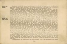 1908 PACKARD Instruction Book Model “30A” 9″×6″ page 50