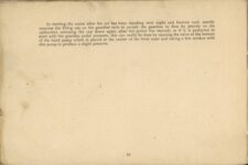 1908 PACKARD Instruction Book Model “30A” 9″×6″ page 54