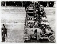 1909-1910 Indy 500 1909 race car lineup front screenshot