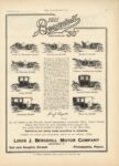 1910 11 23 1911 Bergdoll “30” BACKED BY MILLIONS ad THE HORSELESS AGE 8.75″×12″ page 10