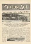 1911 6 1 Indy 500 Ray Harroun Victor in Speed Battle Iarticle MOTOR AGE 8.25″×11.5″ page 1