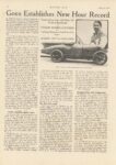 1913 4 17 Goux Establishes New Hour Record article MOTOR AGE 8.5″×11.5 “page 10