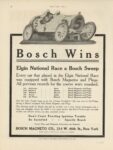1913 9 4 Bosch Wins Elgin National Race ad MOTOR AGE 8.75″×12″ page 50