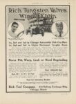 1913 9 4 Rich Tungsten Valves Win at Elgin DePalma and Anderson ad MOTOR AGE 9″×12″ page 75