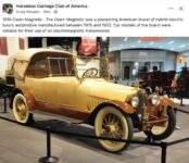 1916 OWEN Magnetic hybid electric FB