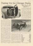 1917 6 14 Tuning Up for Chicago Derby by William K. Gibbs article MOTOR AGE 8.25″×1125″ page 14